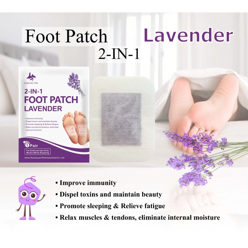 Foot Detox Patch Manufacturer - OEM Herbal Lavender Sleep Aid