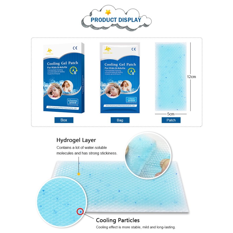 Cooling Patch Supplier - CE MSDS Disposable Baby Fever Relief
