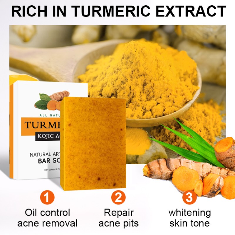 Turmeric Honey Soap Factory - Oatmeal Exfoliation