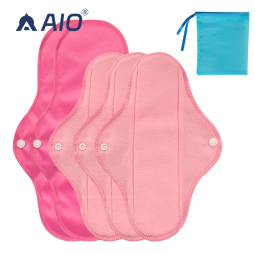 Menstrual Pad Set Supplier - Organic Cloth with Wet Bag 6pcs