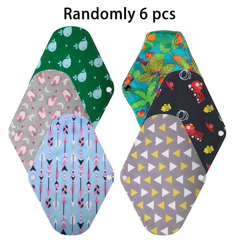 Sanitary Napkin Set Supplier - 6pcs Bamboo Cotton Charcoal