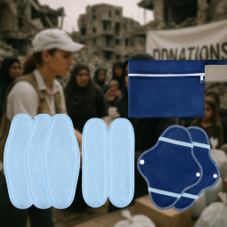 Washable Sanitary Pads Manufacturer - 8pcs 280GSM Fleece Reusable