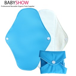 Menstrual Pads Manufacturer - Custom Plain Bamboo Cotton 18x25cm