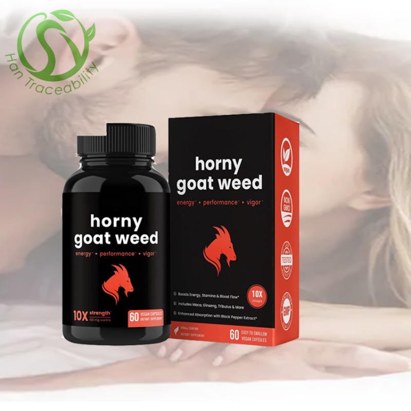 OEM Horny Goat Weed Capsules Epimedium Capsules for Private Label Performance and Energy Support