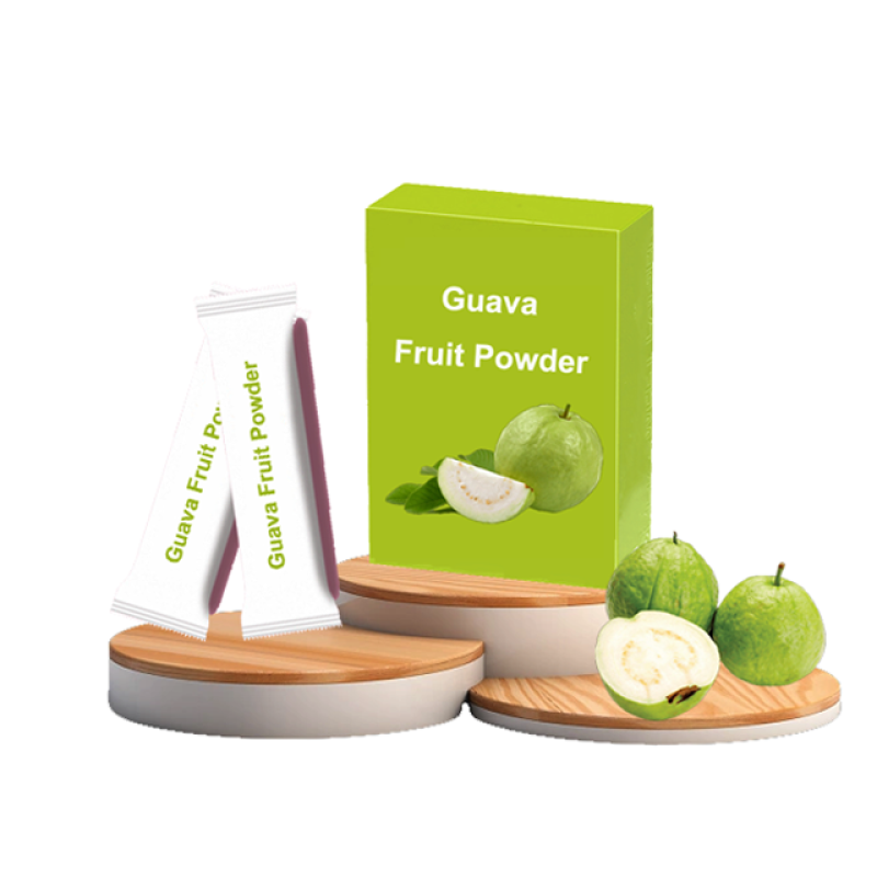 Superior Contract Manufacturing Pure Guava Fruit Juice Powder White Appearance Bottle Drum Packaging for Building Your Own Brand