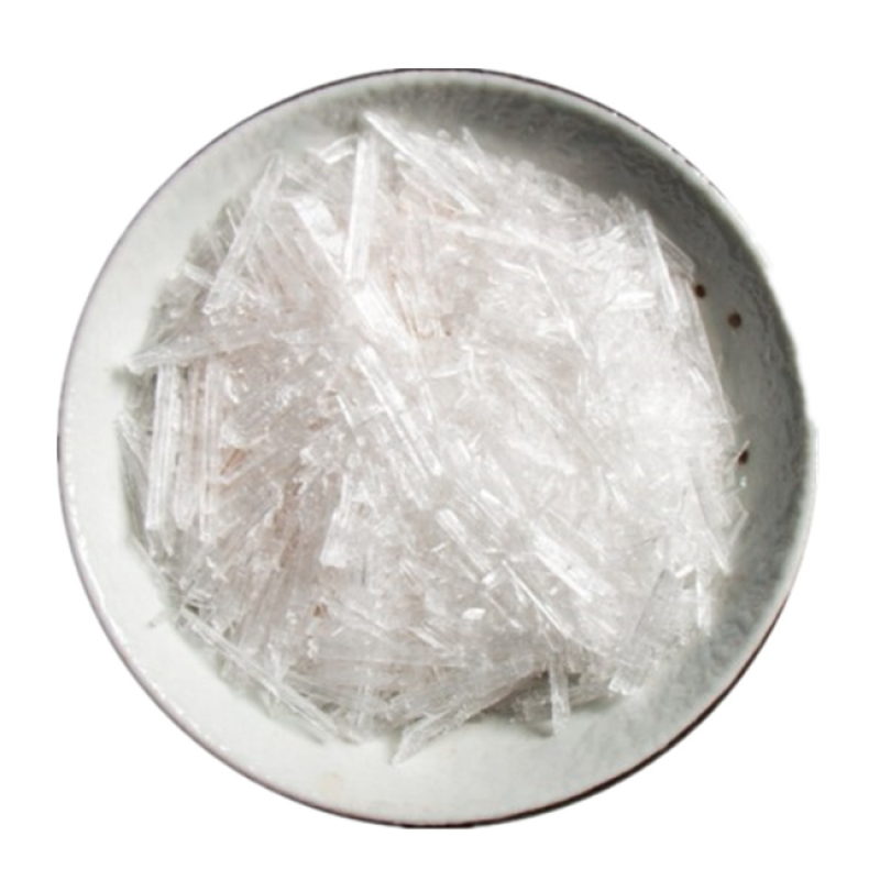 High Pure Food Grade L-Menthol Vitamin Crystal Cooling Agent Powder Certified Halal Bottle Drum Glass Plastic Containers