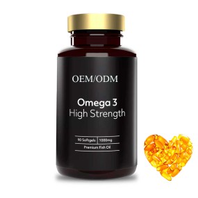 OEM/ODM Vegan Omega 3 Supplements EPA DHA Algae Oil Softgel Capsules EPA DHA omega 3 Fish Oil Softgel