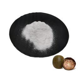 Hot Sale Luo Han Guo Extract/Monk Fruit Extract Sweetener Mogroside V 50% White Powder in Bottle Drum Glass Container Packaging