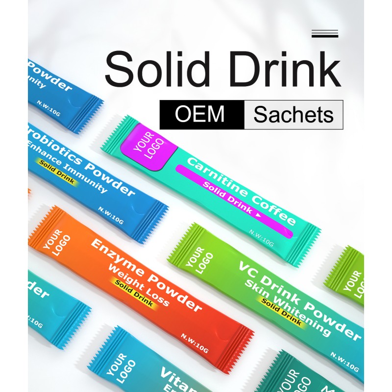 Customized Instant Orange Juice Powder  Solid Drink ODM & OEM Powder in Sachets OEM