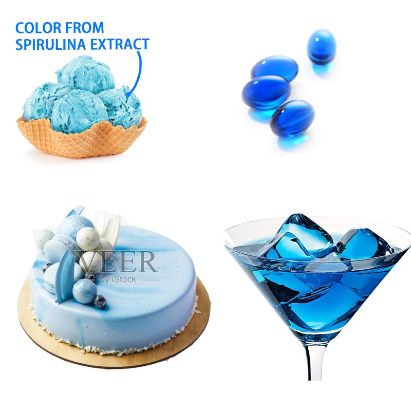 Wholesale Price E6 E18 E25 E40 Organic Blue Spirulina Majik Extract Phycocyanin Powder