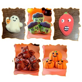 OEM/ODM Customizable Happy Halloween Gummies Plant Extract Candy Sweets
