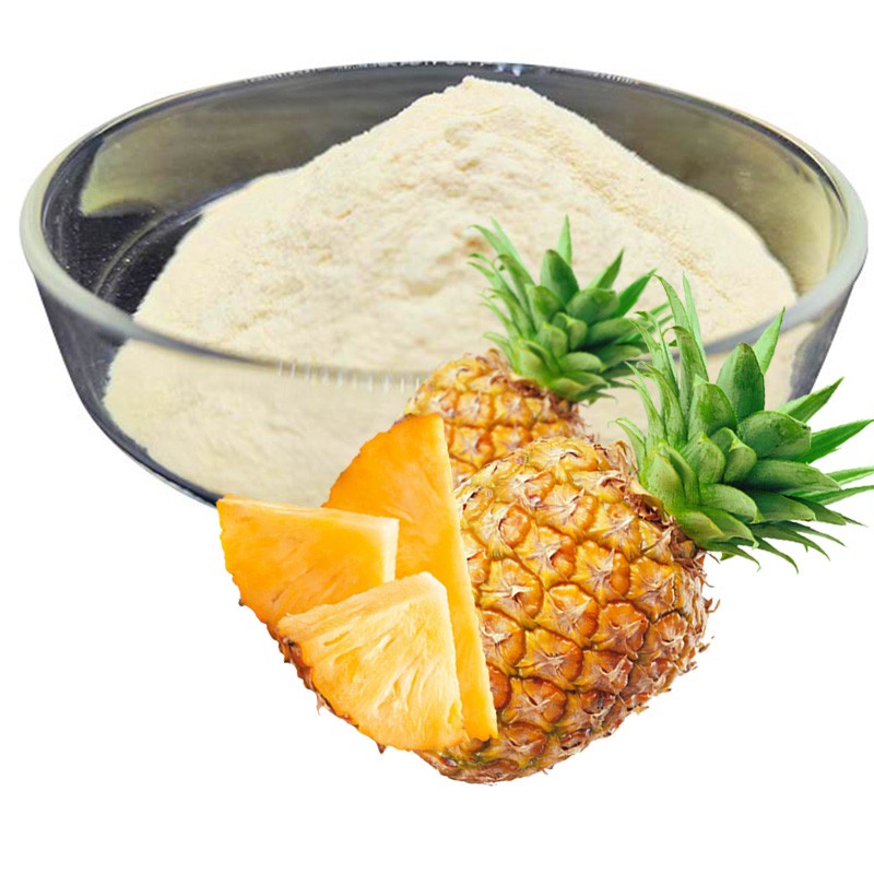 Bromelain Enzyme Powder Pineapple Food Cosmetic Grade Organic 2500 Gdu/g 5000 Bulk Bromelain