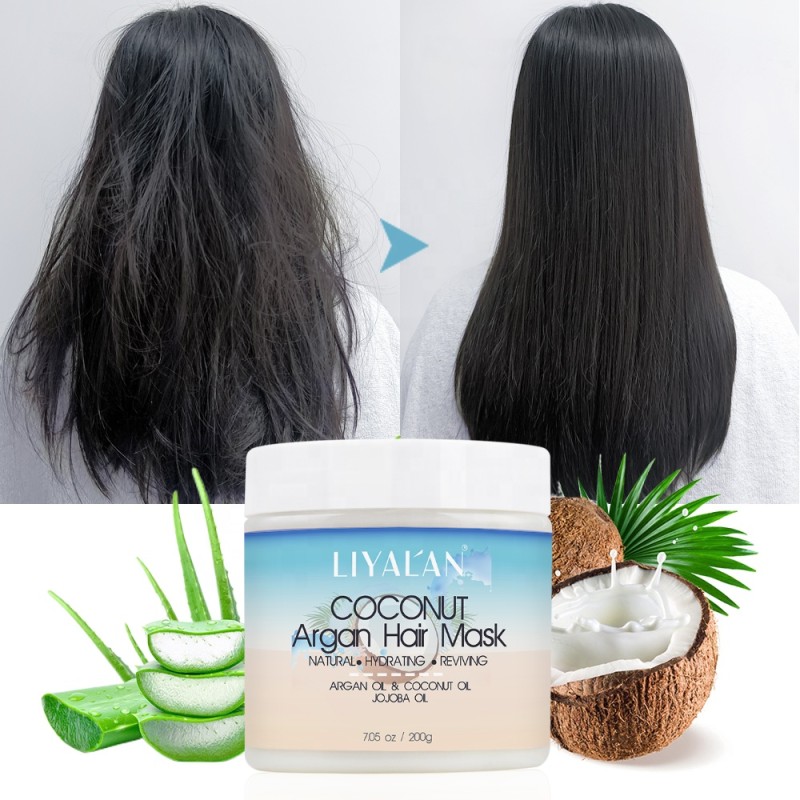 Hair Mask Supplier - Private Label Keratin Hyaluronic Acid Repairing Smoothing