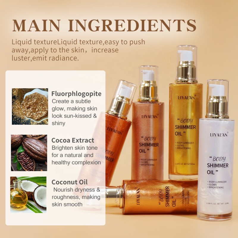 Shimmer Oil Manufacturer - Shimmer Oil Private Label Face Glow Bronzer