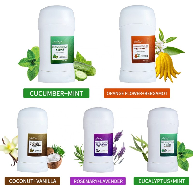 Deodorant Stick Manufacturer - Custom 60g Aluminum Free Organic Deodorant