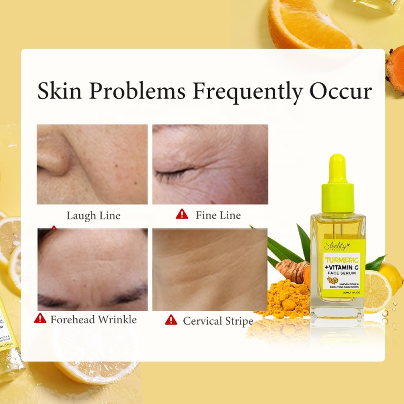 Face Serum Supplier - Private Label Vitamin C Turmeric Anti Acne