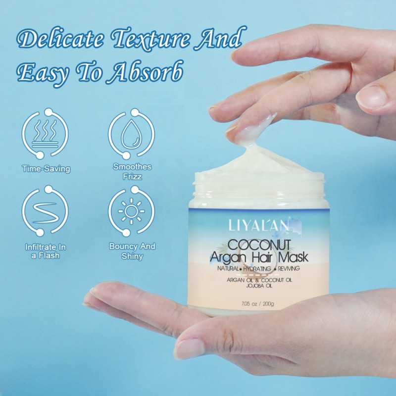 Hair Mask Supplier - Private Label Keratin Hyaluronic Acid Repairing Smoothing