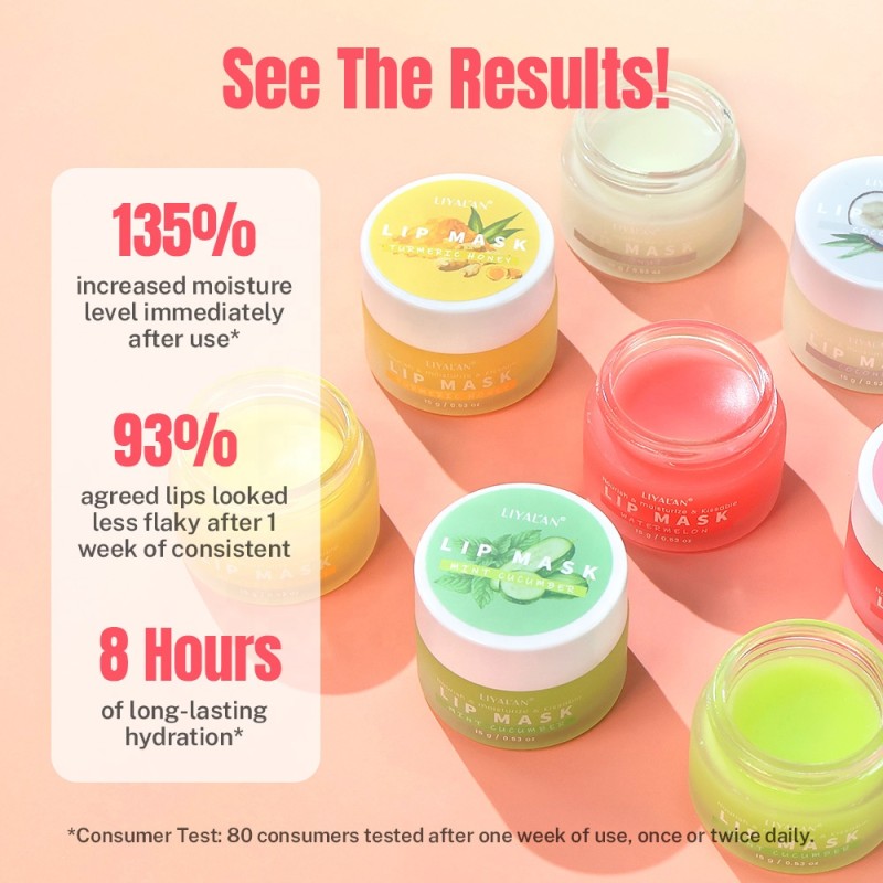 Lip Sleeping Mask Supplier - Wholesale 12pcs/box Turmeric Honey Hydrating