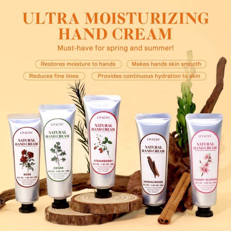 Hand Cream Manufacturer - Customize 30g Soft Moisturizing Rose Scent