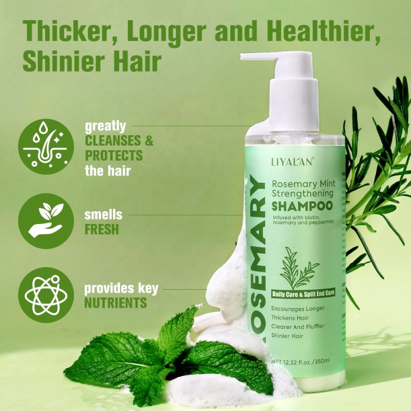 Hair Care Set Manufacturer - Private Label Rosemary Mint Shampoo Conditioner