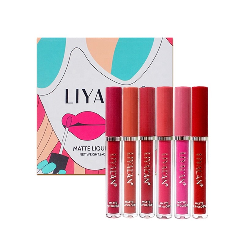 Lip Gloss Set Supplier - Wholesale 6 Colors Nude Vegan Waterproof Lip Stick