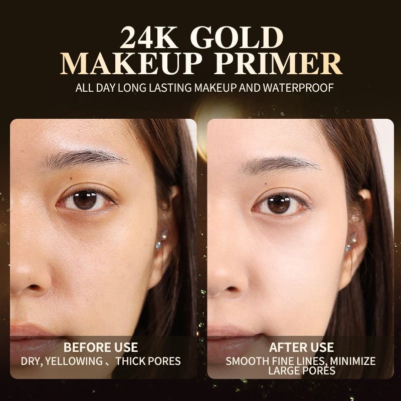 Face Primer Factory - Private Label Moisturizing Anti-aging 24k Gold Oil Control