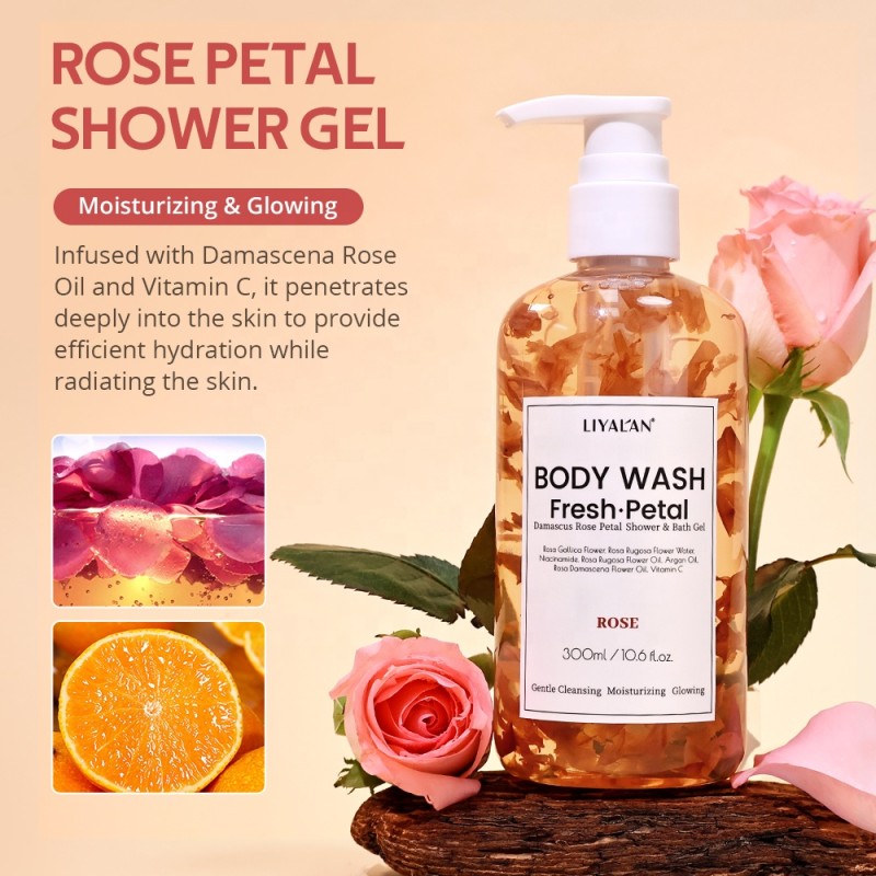 Body Wash Supplier - Private Label Plant Petal Moisturizing Brightening