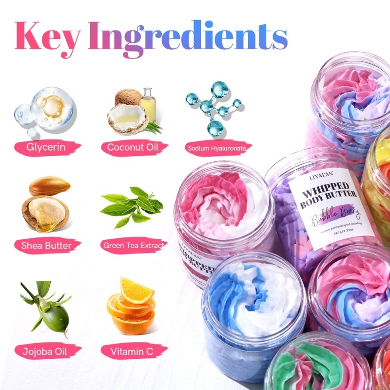 Body Butter Manufacturer - Custom Logo Whipped Cream Lightening Coconut
