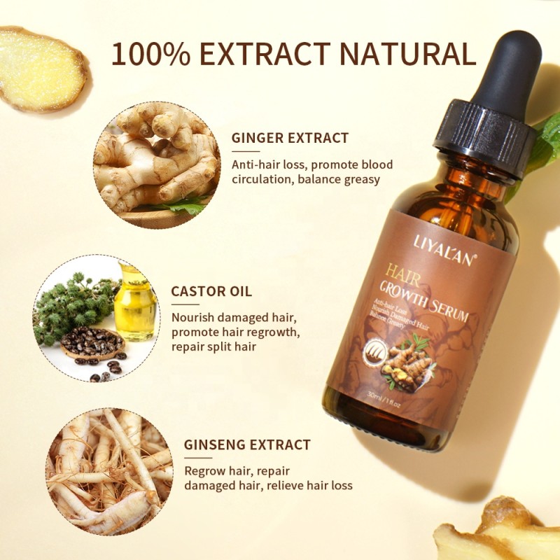 Hair Growth Oil Supplier - Private Label Ginger Scalp Repair Regrowth