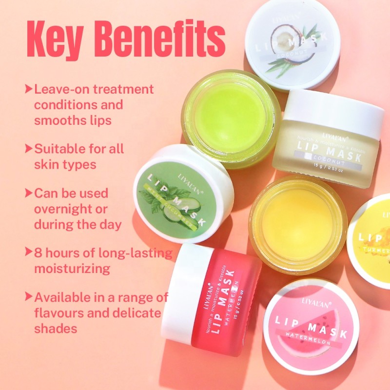 Lip Sleeping Mask Supplier - Wholesale 12pcs/box Turmeric Honey Hydrating