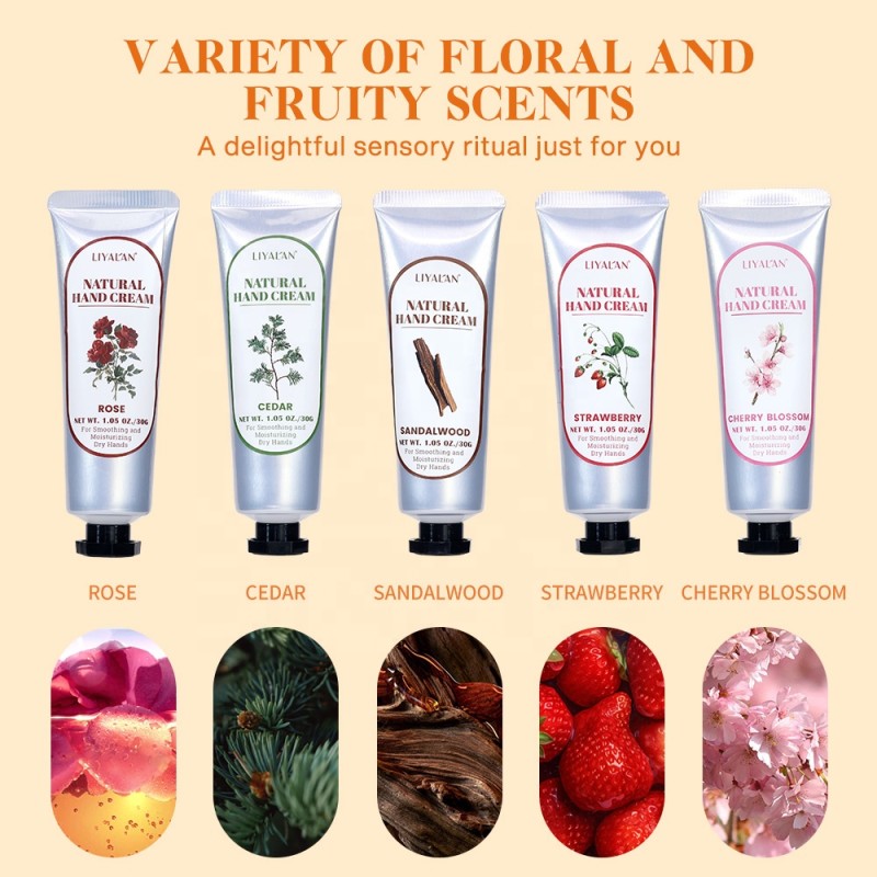 Hand Cream Manufacturer - Customize 30g Soft Moisturizing Rose Scent