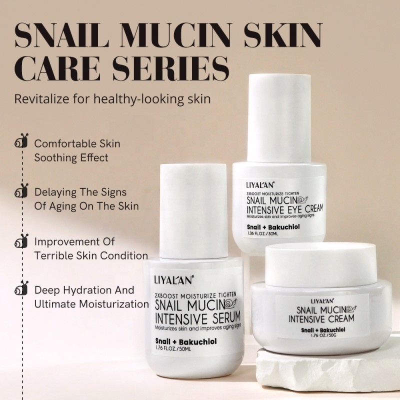 Skin Care Set Manufacturer - Private Label Snail Mucin Bakuchiol Eye Serum