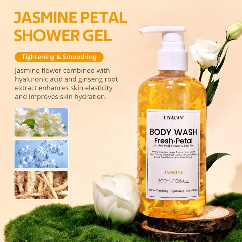 Body Wash Supplier - Private Label Plant Petal Moisturizing Brightening