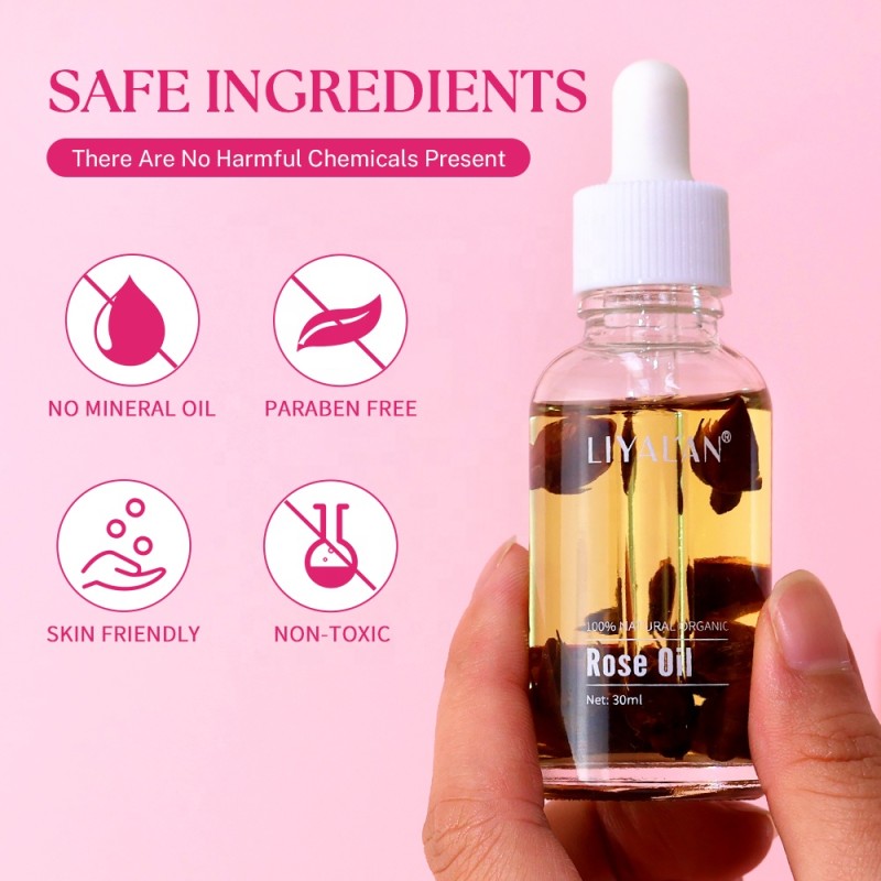 Rose Oil Serum Supplier - Rose Oil Pure Natural Organic Rose Petal