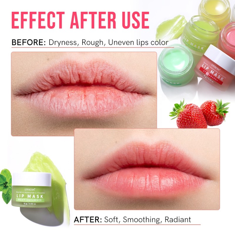 Lip Care Mask Factory - Custom Logo Chocolate Honey Lightening Vegan