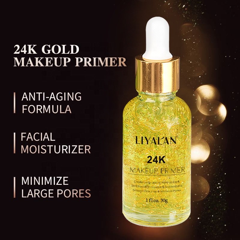 Face Primer Factory - Private Label Moisturizing Anti-aging 24k Gold Oil Control