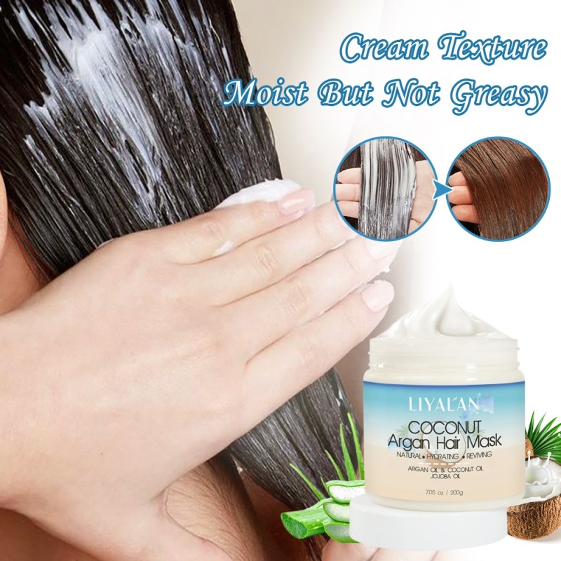 Hair Mask Supplier - Private Label Keratin Hyaluronic Acid Repairing Smoothing