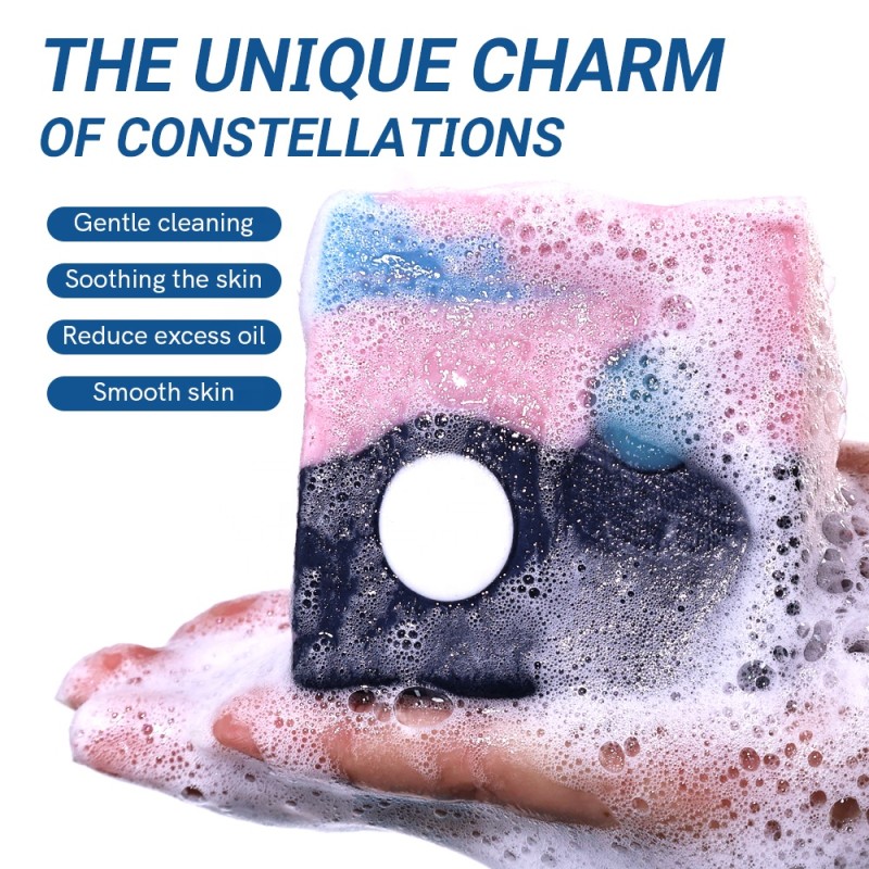 Handmade Soap Supplier - Custom 12 Constellation Shape Face Wash