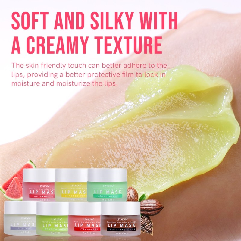 Lip Care Mask Factory - Custom Logo Chocolate Honey Lightening Vegan