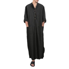 Kaftan Robe Supplier - V Neck Pocket