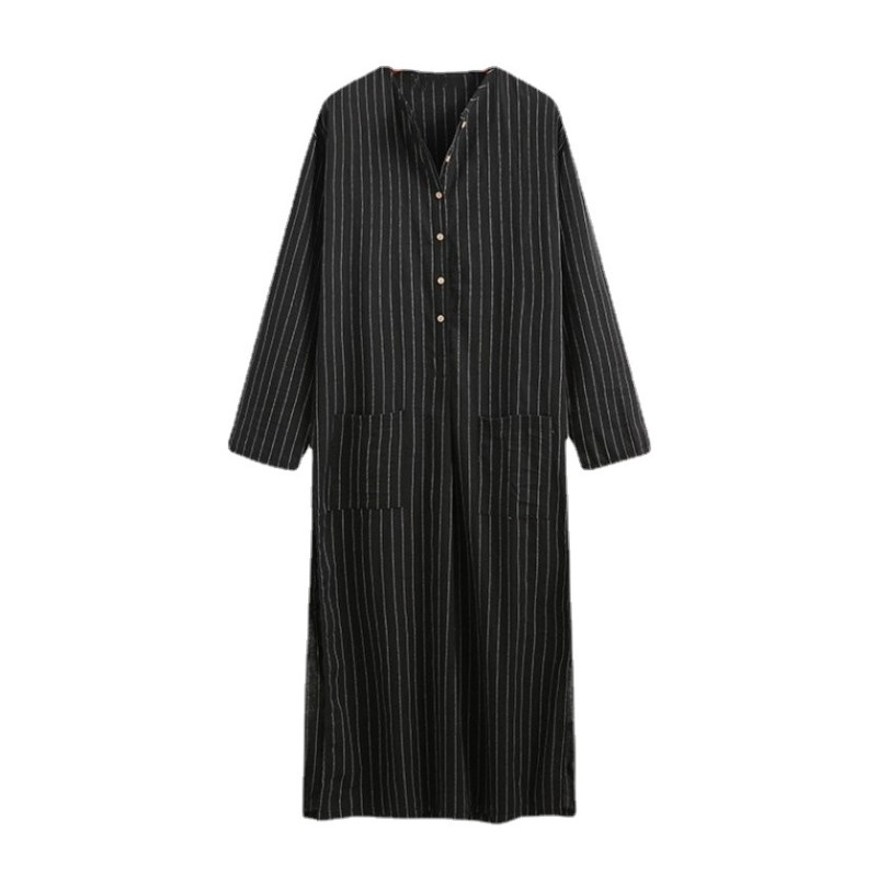 Kaftan Robe Supplier - V Neck Pocket