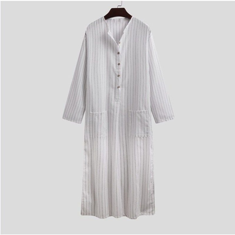 Kaftan Robe Supplier - V Neck Pocket