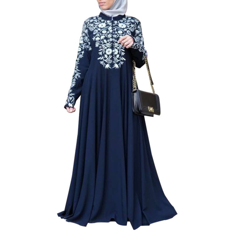 Muslim Dress Supplier - Long Sleeve Floral