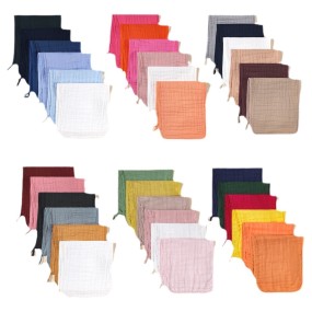 Burp Cloths Manufacturer - Factory Custom Color Muslin Soft
