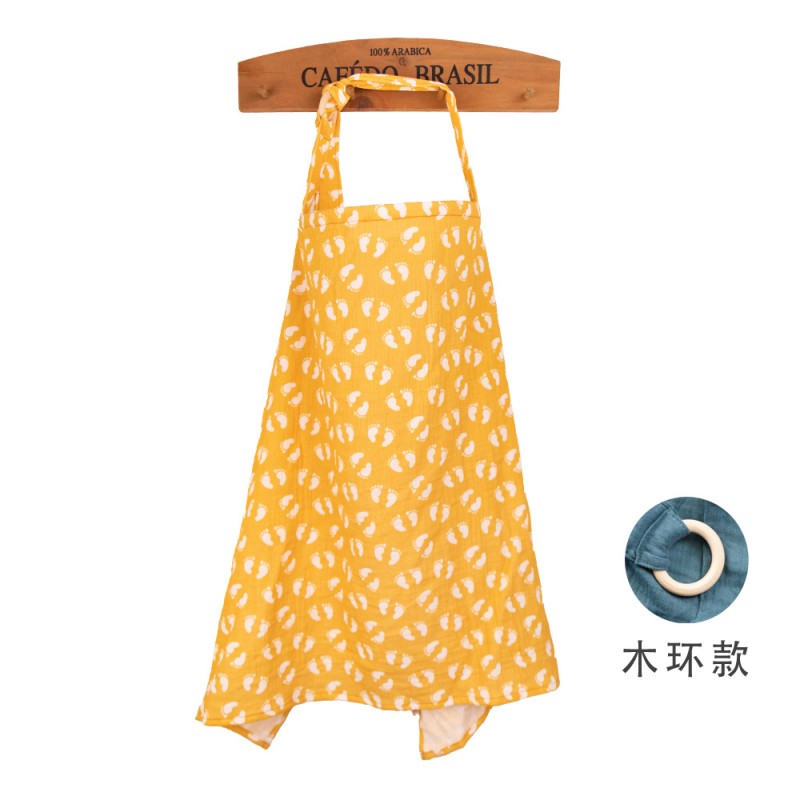 Nursing Cover Supplier - Custom Print Muslin with Hoop