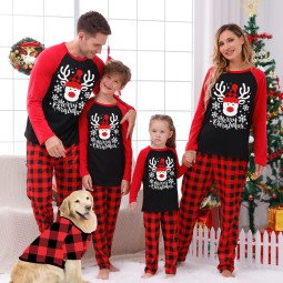 Christmas Pajamas Supplier - Red Green Gingham Family