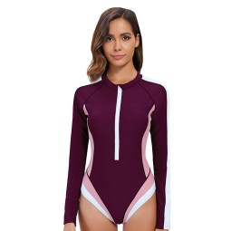 Women Swimwear Factory - Two-Piece Vintage Rash Guard