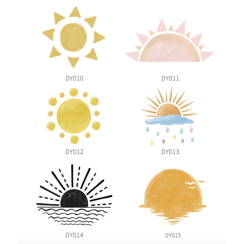 Wall Sticker Factory - Nordic Sun Light