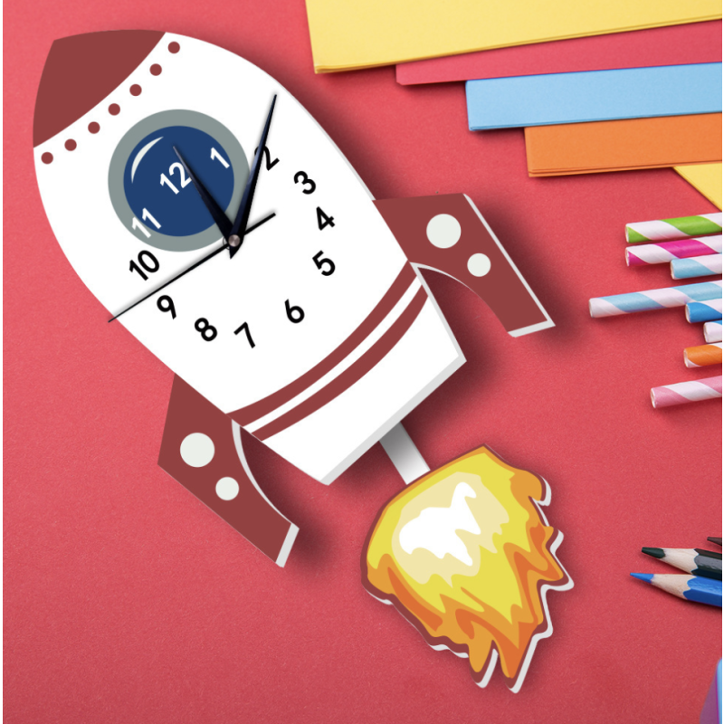 Children Clock Manufacturer - Rocket Themed
