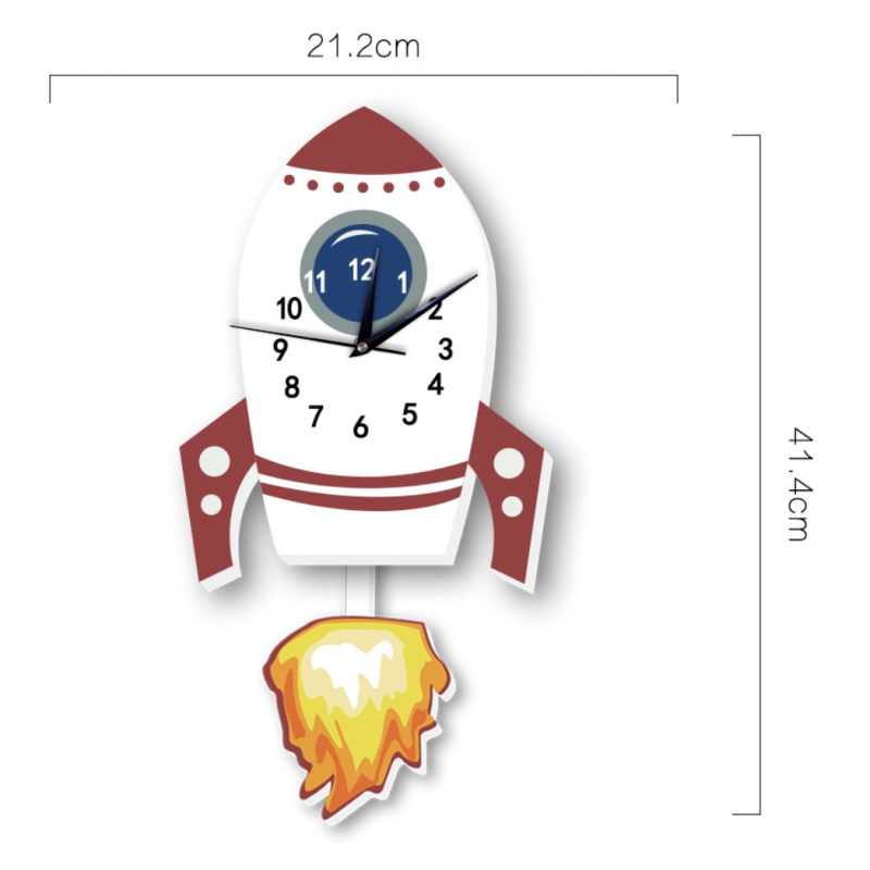 Children Clock Manufacturer - Rocket Themed